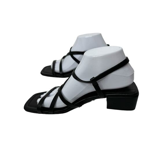 NEW Steve Madden Womens Appealing Sandal 9M Strappy Vegan Leather Block Heel - Picture 3 of 9